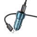 Автомобильное зарядное устройство HOCO Z48 Tough 40W dual port(2C) car charger set(Type-C to Type-C) Sapphire 656-00357 фото 3