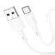 Кабель HOCO X83 USB to Type-C 3A, 1m, PVC, PVC connectors, White 6931474770912 фото 1