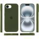 Чехол Silicone Case Full Protective для Apple iPhone 16e\17e (6.1") Dark Olive 555-04070 фото 3