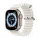 Силіконовий рифлений ремінець Ocean для Apple Watch 42/44/45/49 mm Білий 212-00461 фото 1