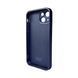 Чохол для смартфона AG Glass Matt Frame Color для iPhone 12 Navy Blue 666-00558 фото 2