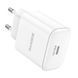 Мережевий зарядний пристрій BOROFONE BA81A single port PD20W charger(EU) White 6941991108181 фото 6