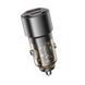 Автомобільний зарядний пристрій BOROFONE BZ20A Smart 83W dual port PD65W+QC3.0 car charger Transparent Black 6941991101625 фото 3