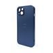 Чохол для смартфона AG Glass Matt Frame Color для iPhone 12 Navy Blue 666-00558 фото 1
