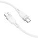 Дата кабель Hoco X109 Energy silicone Type-C to Type-C 60W (1m) White ILSO-00000079386-1 фото 2