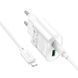 СЗУ Hoco C109A Fighter PD20W (1USB-C) + кабель Type-C to Lightning White ILSO-00000082836-1 фото 4