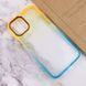 Чохол TPU+PC Fresh sip series для Apple iPhone 11 Pro (5.8") Бірюзовий / Помаранчевий 777-06670 фото 3