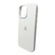 Силіконовий чохол для iPhone 16 Pro Max White 666-01299 фото 4