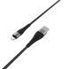 Кабель BOROFONE BX32 USB to iP 2.4A, 1m, nylon, aluminum+TPE connectors, Black 6931474710413 фото 4