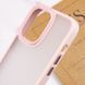 TPU+PC чехол Metal Buttons для Apple iPhone 14 Pro (6.1") Розовый 777-08296 фото 5