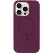 Силиконовый чехол с MagSafe для iPhone 15 Plus Plum 214-01607 фото