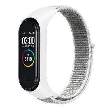 Ремінець Nylon New для Xiaomi Mi Band 3/4/5/6/7 white 212-01753 фото