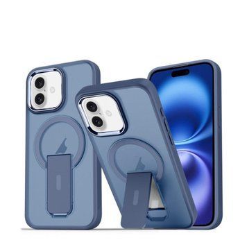 Чохол для смартфона Magnetic Stand для iPhone 16 Blue 666-01980 фото