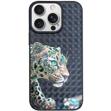 Чехол TPU+PC Crystal Hunt with MagSafe для Apple iPhone 16 Pro Max (6.9") Black 214-04783 фото