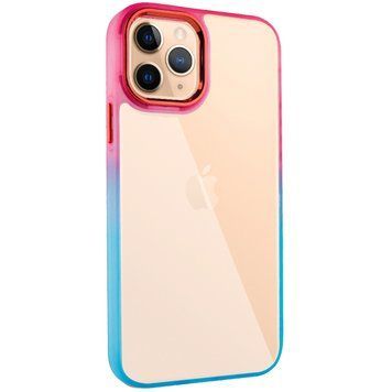 Чохол TPU+PC Fresh sip series для Apple iPhone 11 Pro (5.8") Бірюзовий / Рожевий 777-06671 фото
