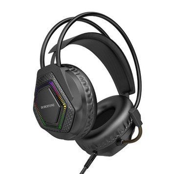 Навушники BOROFONE BO105 Thunder gaming headphones Black 656-01004 фото