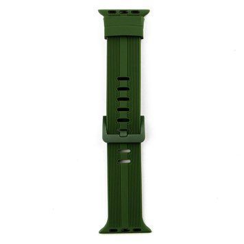 Ремешок для Apple Watch Band Silicone Shine 38/40/41 mm Dark Green 212-01138 фото