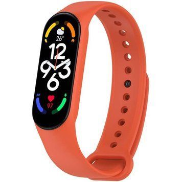 Силіконовий ремінець для Xiaomi Mi Band 7/6/5 Orange 212-01603 фото