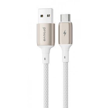 Кабель Proove Dense Metal USB для Type-C 2.4A (1m) white 656-02564 фото