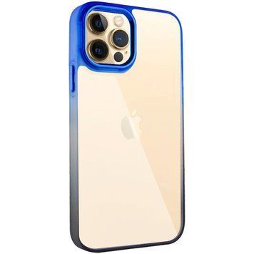 Чохол TPU+PC Fresh sip series для Apple iPhone 12 Pro Max (6.7") Чорний / Синій 777-06721 фото
