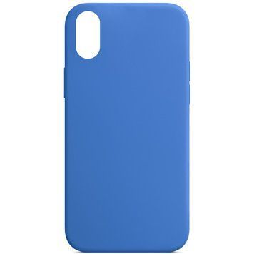 Силиконовый чехол Silk Full Protective для iPhone XR (6.1") Capri Blue 777-10802 фото
