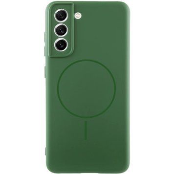 Чехол Silicone Cover Lakshmi Full Camera with MagFit для Samsung Galaxy S21 FE Зеленый 555-02044 фото