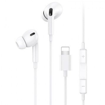 Наушники Usams SJ453 EP-41 Lightning In-ear Earphone 1.2m White 656-01678 фото