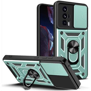 Ударопрочный чехол Camshield Serge Ring для Xiaomi Poco F5 Pro / Redmi K60 / K60 Pro Green 777-04473 фото