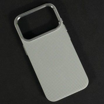 Чехол Elite Carbon Matte BOX Magnetic для iPhone 17 Pro White 208-06372 фото