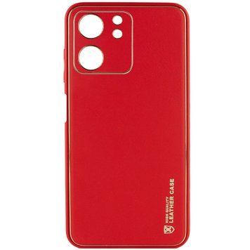 Шкіряний чохол Xshield для Xiaomi Redmi 13C / Poco C65 Червоний / Red ILSO-00000070087-7 фото