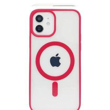 Силиконовый чехол Clear Color Case with MagSafe для iPhone 13 Красный 214-00130 фото