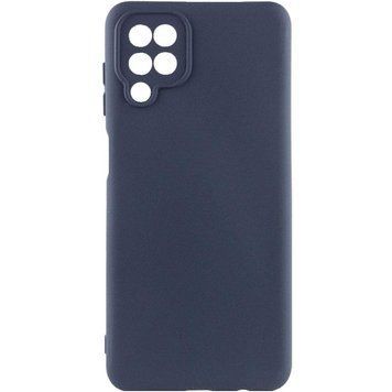 Чехол TPU GETMAN Liquid Silk Full Camera для Samsung Galaxy A12 Синий / Midnight Blue ILSO-00000073783-11 фото