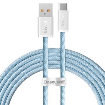 Кабель Baseus Dynamic Series Fast Charging Data Cable USB to Type-C 100W 1m Blue CALD000603 фото