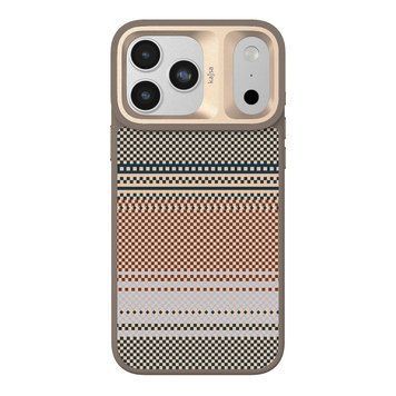 Чохол Kajsa Resort Collection Gradient Stripe with MagSafe для iPhone 17 Pro Desert Gold B-Ring 2020000507475 фото