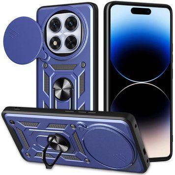 Ударопрочный чехол Camshield Serge Ring для Xiaomi Redmi Note 14 Pro 5G / Poco X7 Blue 777-04294 фото