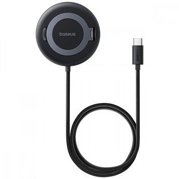 Беспроводное ЗУ Baseus Simple Mini4 Qi2 15W Black P10273300121-01 фото