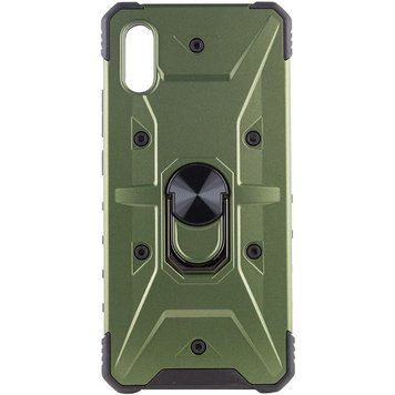 Ударопрочный чехол Pathfinder Ring для Xiaomi Redmi 9A Army Green 777-07899 фото