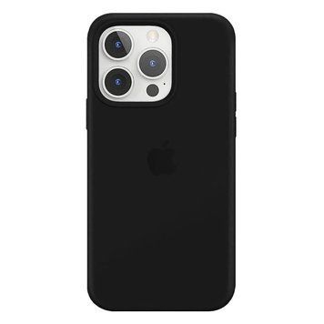 Силиконовый чехол для iPhone 13 Pro Max Black 208-00577 фото