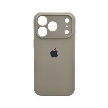 Силиконовый чехол с закрытой камерой для iPhone 17 Pro Antique White 666-04239 фото