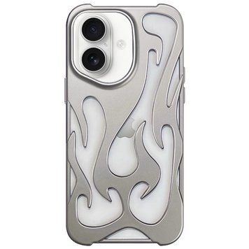 Чохол TPU WinFire для iPhone 16 (6.1") Silver 555-00524 фото