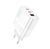 Мережевий зарядний пристрій WUW-C199 PD65W+PD20W+QC18W GaN C white 656-01402 фото