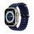 Силіконовий рифлений ремінець Ocean для Apple Watch 42/44/45/49 mm Синій 212-00462 фото