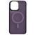 Чохол TPU+PC Lily with MagSafe для Apple iPhone 14 Pro (6.1") Deep Purple 214-03599 фото