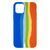 Силіконовий чохол Rainbow для iPhone 11 Pro Night Blue/Orange 888-00148 фото