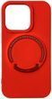 Чехол TPU Back Case Metal Stand with MagSafe для iPhone 15 Pro Red 214-02152 фото