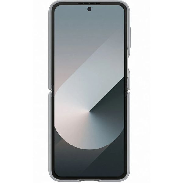 Кожаный чехол Leather Case для Samsung Galaxy Z Flip6 Gray 555-03219 фото
