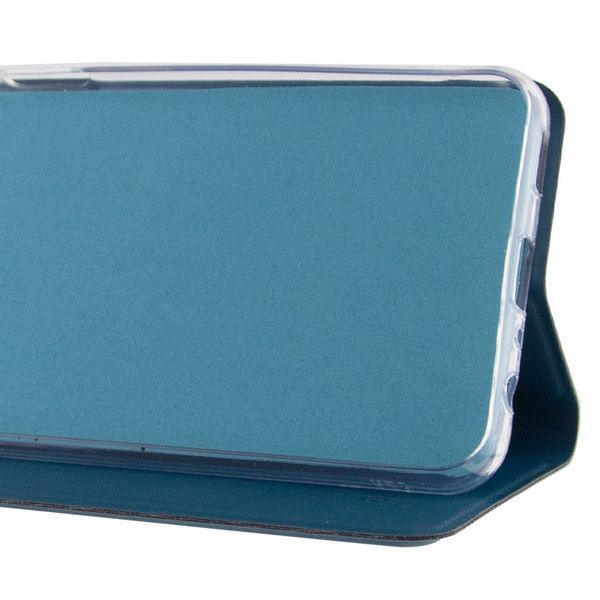 Шкіряний чохол-книжка GETMAN Elegant для Motorola Edge 40 Синій 555-01490 фото