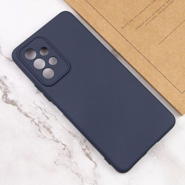 Чохол TPU GETMAN Liquid Silk Full Camera для Samsung Galaxy A33 5G Синій / Midnight Blue ILSO-00000074060-11 фото