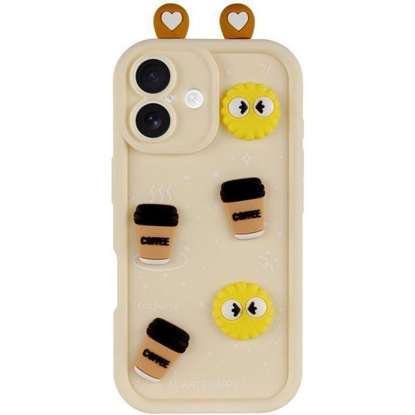Чохол TPU Toys Case with Ears для Apple iPhone 16 (6.1") Sand 208-05349 фото
