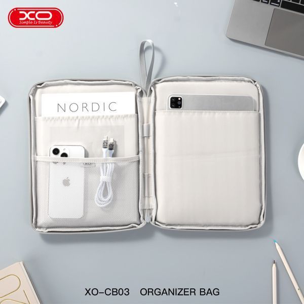 Сумка для iPad XO CB03 12.9 дюймів Сіра 777-01484 фото